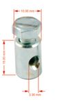 SPONKA vijačna VRVI JEKLENE fi=3.30 mm SPONKA vijačna VRVI JEKLENE fi=3.30 mm