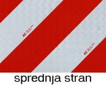 TABLA OPOZORILNA obojestranska (potiskana na obeh straneh) LEVA-DESNA 423x282mm tabla za označevanje širših vozil SIST EN 12899-1; DIN30710