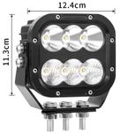 ŽAROMET LED 6000Lm 90W DELOVNI KVADRATEN 124x113x75mm 10-30V IP67 6x15W ŽAROMET LED 6000Lm 90W DELOVNI KVADRATEN 124x113x75mm 10-30V IP67 6x15W