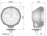 ŽAROMET SPREDNJI okrogel DESNI H4 fi=161x112 URSUS ŽAROMET SPREDNJI okrogel DESNI H4 fi=161x112 URSUS