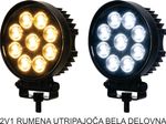 ŽAROMET LED 1800Lm DELOVNI OKROGEL FI=110 10-40V 22W 2V1 z funkcijo utripajoče luči rotacijska ŽAROMET LED 1800Lm DELOVNI OKROGEL FI=110 10-40V 22W 2V1 z funkcijo utripajoče luči rotacijska