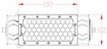 REFLEKTOR LED 17000Lm 100W 24V ZA SVETLOBNE STOLPE  IP65 kot svetilnosti 60°    delovna temperatura -40°C do + 60°C