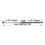 AMORTIZER KABINE L=550 F=180N PP-PP CASE AMORTIZER KABINE L=550 F=180N PP-PP CASE