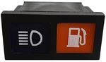 SVETILKA KONTROLNA dvojna 48x24mm MODRA-ORANŽNA - COBO SVETILKA KONTROLNA dvojna 48x24mm MODRA-ORANŽNA - COBO