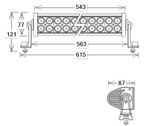 ŽAROMET LED PANELNI 120W L=543 - merjeno brez nosilcev ŽAROMET LED PANELNI 120W L=543 - merjeno brez nosilcev