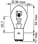 ŽARNICA SIMETRIČNA 12V 45/40W BA20D ŽARNICA SIMETRIČNA 12V 45/40W BA20D