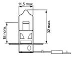 ŽARNICA H3 12V 55W PK22S ŽARNICA H3 12V 55W PK22S
