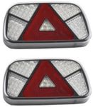 SVETILKA STOP LED PAR leva+desna 240x136mm   12-24V   IP67   FUNKCIJE: pozicija, smerokaz, stop, osvetlitev tablice, meglenka, vzvratna vožnja;   razd