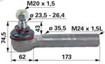 ZGLOB VOLANA most CARRARO M24x1.5L K23.5/26.4 CASE ZGLOB VOLANA most CARRARO M24x1.5L K23.5/26.4 CASE