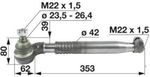 ZGLOB VOLANA notranji desni M22x1.5mm K23.5mm L=385m
