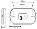 SVETILKA STOP LED leva 245x151x40mm 12-24V IP65 FUNKCIJE: pozicija, smerokaz-DINAMIČNI PREMIK V LEVO, stop, osvetlitev tablice, meglenka, vzvratna v SVETILKA STOP LED leva 245x151x40mm 12-24V IP65 FUNKCIJE: pozicija, smerokaz-DINAMIČNI PREMIK V LEVO, stop, osvetlitev tablice, meglenka, vzvratna v