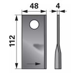 NOŽ LEVI L=110 SIP SILVERCUT OPTICUT