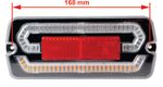 SVETILKA STOP LED desna 184x76x22mm 12V FUNKCIJE: pozicija, smerokaz-DINAMIČNI PREMIK, stop, homologirana; razdalja za montažo med luknjami: 168 SVETILKA STOP LED desna 184x76x22mm 12V FUNKCIJE: pozicija, smerokaz-DINAMIČNI PREMIK, stop, homologirana; razdalja za montažo med luknjami: 168