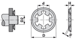 VAROVALKA OSI Fi=5mm BREZ KAPICE VAROVALKA OSI Fi=5mm BREZ KAPICE