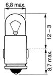 ŽARNICA 12V 2W BA7S IMT 533-539-540-542-545-549-558-560-577 (KONTROLKA ARMATURE ST tip original DEUTZ 4006