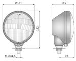 ŽAROMET SPREDNJI-LEVI OKROGEL kovinski H4 fi=161x112 URSUS ŽAROMET SPREDNJI-LEVI OKROGEL kovinski H4 fi=161x112 URSUS