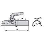 PRIKLOP PRIKOLICE okrogel fi=60mm AK351 AL-KO