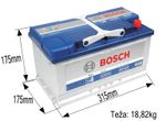 AKUMULATOR BOSCH 80Ah 740A +Desno nizek SILVER S4 AKUMULATOR BOSCH 80Ah 740A +Desno nizek SILVER S4