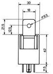 RELE S SIRENO 12V 5 kontaktov COBO RELE S SIRENO 12V 5 kontaktov COBO