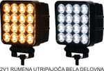 ŽAROMET LED 3000Lm DELOVNI KVADRATEN 105x105 10-40V 35W 2V1 z funkcijo utripajoče luči ŽAROMET LED 3000Lm DELOVNI KVADRATEN 105x105 10-40V 35W 2V1 z funkcijo utripajoče luči