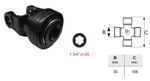 PRIKLJUČEK ... KARDANA ZUNANJI T7 novi tip 1 3/4 z=20 SPT od 08-2021 naprej križ 35x106 T7