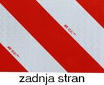 TABLA OPOZORILNA obojestranska (potiskana na obeh straneh) LEVA-DESNA 423x282mm tabla za označevanje širših vozil SIST EN 12899-1; DIN30710