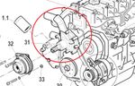 ČRPALKA VODE MOTORJA VM (visco) PASQUALI 8.95 ČRPALKA VODE MOTORJA VM (visco) PASQUALI 8.95
