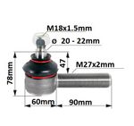 ZGLOB VOLANA zunanji desni M27x2mm K=20mm ZETOR 6045- 7045-3320-3340-4320-4340-5320-5340-5340 HORAL-6320-6340-7320 TURBO-7340 TURBO - ZETOR 7245 ZGLOB VOLANA zunanji desni M27x2mm K=20mm ZETOR 6045- 7045-3320-3340-4320-4340-5320-5340-5340 HORAL-6320-6340-7320 TURBO-7340 TURBO - ZETOR 7245
