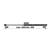 AMORTIZER KABINE L=525 F=400N PP-PP CASE STEYR AMORTIZER KABINE L=525 F=400N PP-PP CASE STEYR