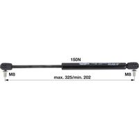AMORTIZER KABINE L=330  F=150N  PP-PP STEYR