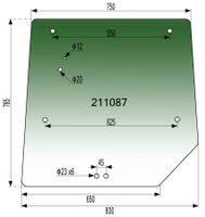 STEKLO KABINE ZADAJ zgoraj (tonirano zeleno) MF-MASSEY FERGUSON 4215, 4220, 4270 kabina: 5001 5002 5005 STEKLO KABINE ZADAJ zgoraj (tonirano zeleno) MF-MASSEY FERGUSON 4215, 4220, 4270 kabina: 5001 5002 5005