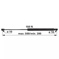AMORTIZER KABINE VRAT L=500 F=150N FENDT