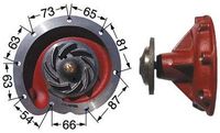 ČRPALKA VODE TURBINA CASE 433-523-533-624-633-644-724-733-744-833-844-740-840-940; 743-743XL; 554-644-724-744-844S-844XL; 745S-745XL; 845-845XL-985XL;