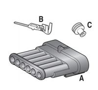 KONEKTOR VODOTESNI M (moški) 6-polni S-SEAL 150 KONEKTOR VODOTESNI M (moški) 6-polni S-SEAL 150