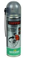SPREJ MOTOREX COPPER 1/300ml
Sredstvo, ki preprečuje spajanje temperaturno obremenjenih delov, npr. vijakov, sornikov, vžigalnih svečk, zavornih oblo