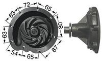 ČRPALKA VODE TURBINA CASE 685-785-885-695-795-895-995-3210-3220-3230-4210-4220-4230-4240