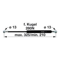 AMORTIZER KABINE L=325 F=280N FIAT AMORTIZER KABINE L=325 F=280N FIAT