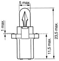 ŽARNICA 12V 1.2W B8.3D ARMATURE VW GOLF II ŽARNICA 12V 1.2W B8.3D ARMATURE VW GOLF II