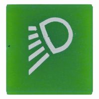 SIMBOL  STIKALA VKLOPA LUČI - DELOVNIH zelen  ZETOR