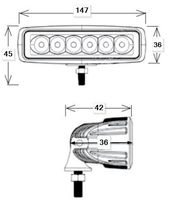 ŽAROMET LED bela 18W 160x45 ŽAROMET LED bela 18W 160x45