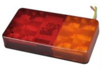 SVETILKA STOP PRAVOKOTNA LED LEVA ali DESNA 150x80mm   12V   IP67