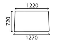 STEKLO KABINE SPREDAJ zgoraj FIAT  F100 - F110 - F120 - F130 - F140