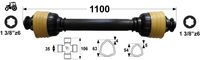 KARDAN T7 L=1100 mm DIREKTNI KARDAN T7 L=1100 mm DIREKTNI