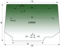 STEKLO KABINE ZADAJ zgoraj MF-MASSEY FERGOSUN 5710 STEKLO KABINE ZADAJ zgoraj MF-MASSEY FERGOSUN 5710