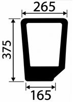 STEKLO KABINE SPREDAJ spodaj DESNO (tonirano zeleno) VALMET - VALTRA A 65-75-85-95, 600-700-800-865-900 STEKLO KABINE SPREDAJ spodaj DESNO (tonirano zeleno) VALMET - VALTRA A 65-75-85-95, 600-700-800-865-900