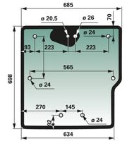 STEKLO KABINE ZADAJ zgoraj LAMBORGHINI AGILE 990-S MASSEY FERGUSON 3200-3300 3315GE, 3355S, 3400 3425 GE , 3425 GEV , 3435 GE , 3435 GEV , 3445 GE , 3 STEKLO KABINE ZADAJ zgoraj LAMBORGHINI AGILE 990-S MASSEY FERGUSON 3200-3300 3315GE, 3355S, 3400 3425 GE , 3425 GEV , 3435 GE , 3435 GEV , 3445 GE , 3