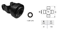PRIKLJUČEK KARDANA ZUNANJI T8 novi tip 1 3/8" z=6 SPT od 08-2021 naprej PRIKLJUČEK KARDANA ZUNANJI T8 novi tip 1 3/8" z=6 SPT od 08-2021 naprej