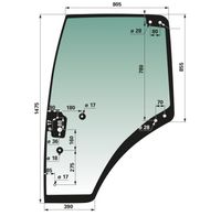 STEKLO KABINE VRAT levo FENDT 313 kabina: OEM FENDT STEKLO KABINE VRAT levo FENDT 313 kabina: OEM FENDT