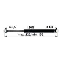 AMORTIZER KABINE L=225 F=120N POKROVA STREHE L=225mm F=120N FENDT Farmer LS/LSA 303-304-305-306-307-308-309-310-311; Favorit 610-611-612-614-615-GT AMORTIZER KABINE L=225 F=120N POKROVA STREHE L=225mm F=120N FENDT Farmer LS/LSA 303-304-305-306-307-308-309-310-311; Favorit 610-611-612-614-615-GT