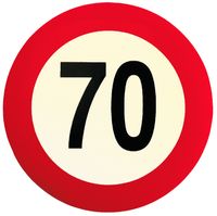 NALEPKA OMEJITVE HITROSTI "70"